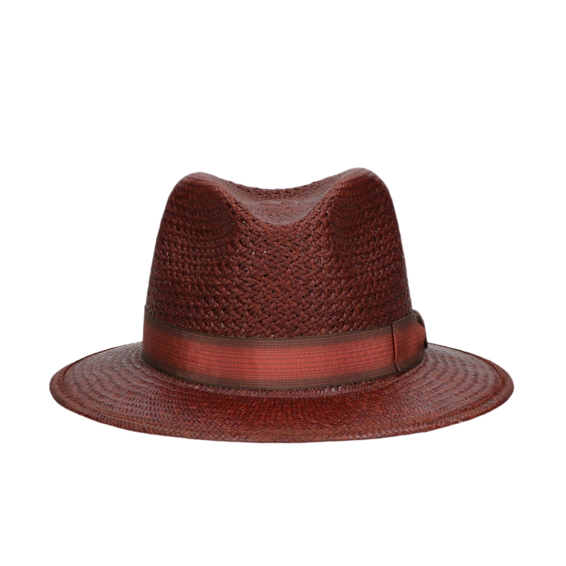 Borsalino Country in T. Medio Genuine Panama Straw Fedora Hat Made in Italy