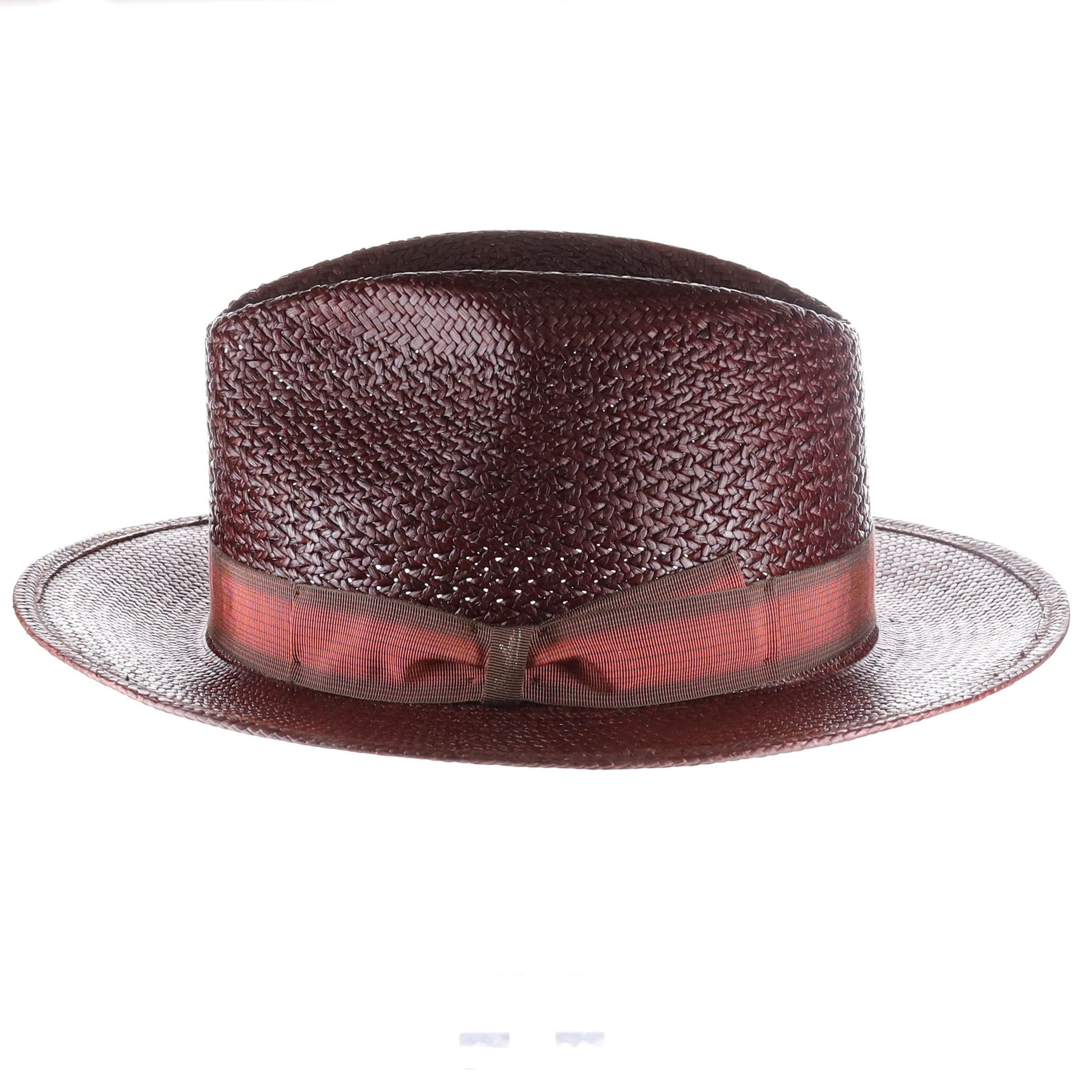 Borsalino Country in T. Medio Genuine Panama Straw Fedora Hat Made in Italy